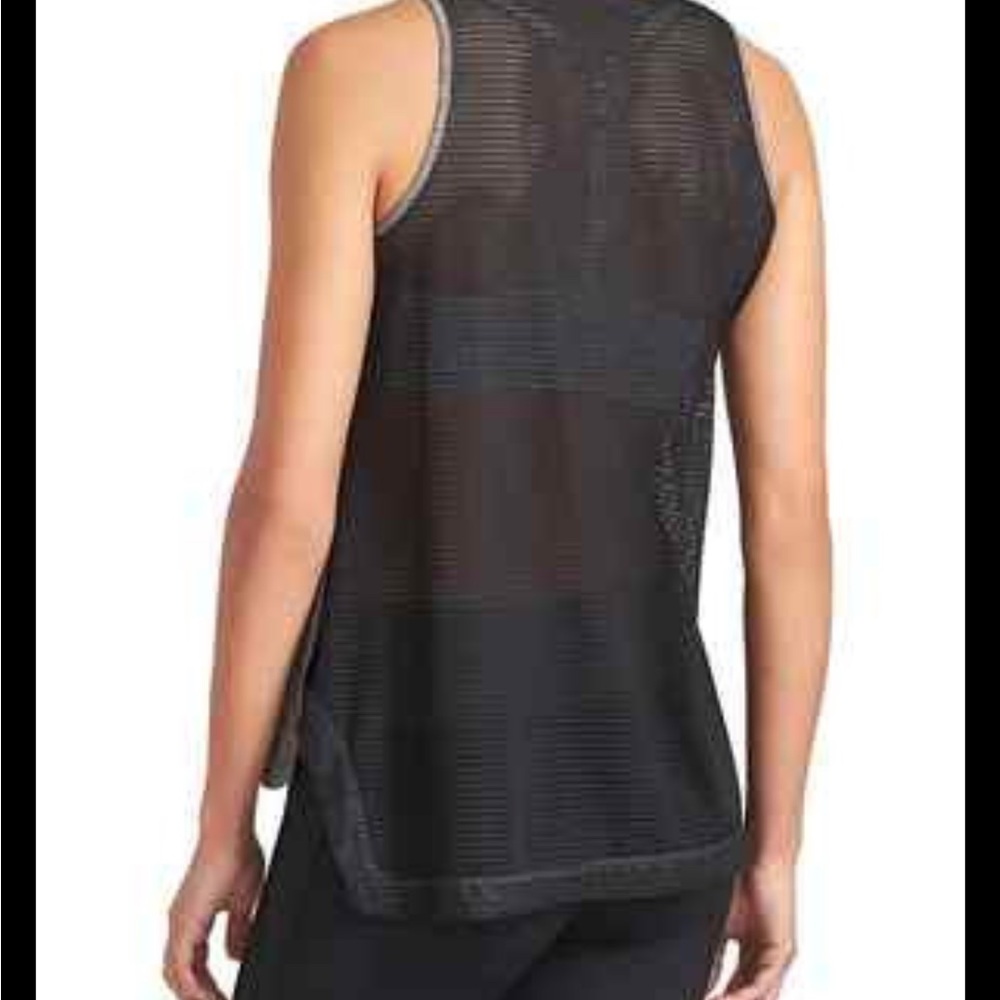 Athleta Black Sheer Tank Top